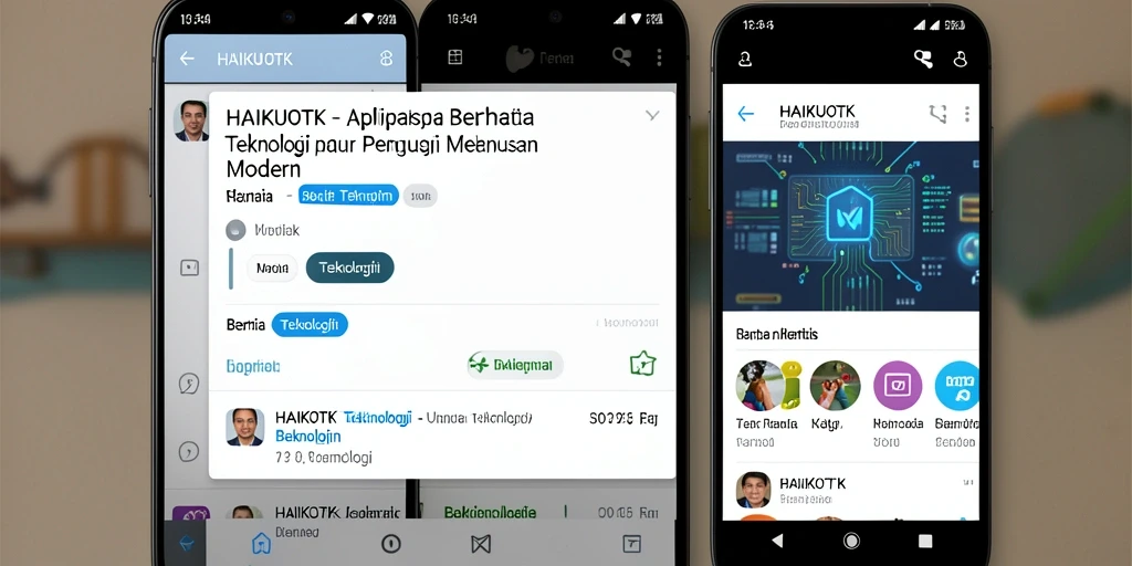 Tampilan antarmuka HAIKUOTK yang intuitif dan menarik.