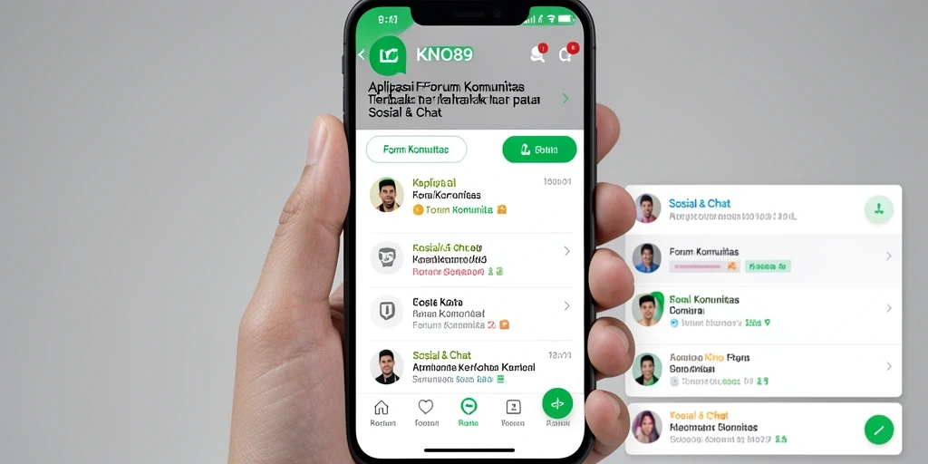 Antarmuka KNO89 yang ramah pengguna untuk Forum Komunitas.