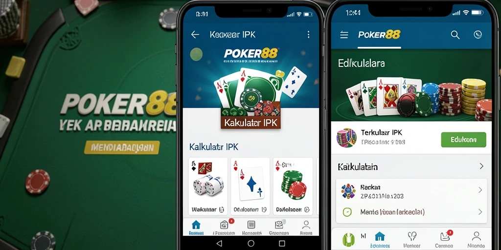 Antarmuka POKER88 yang menarik untuk Kalkulator IPK.