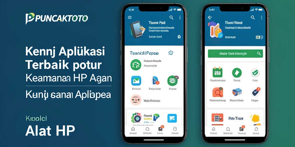 Antarmuka PUNCAKTOTO untuk kunci aplikasi yang intuitif dan mudah digunakan.