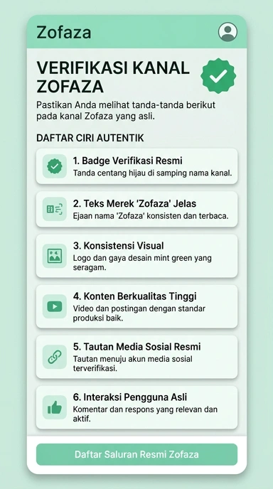Halaman Resmi Zofaza untuk Pengguna Android Indonesia